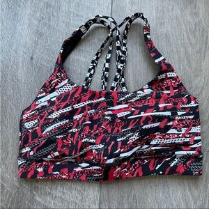 Lululemon Energy Bra in Seawheeze FLMZ/TWWB Size 4